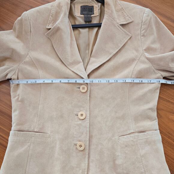 Suede Tan Coat/Blazer - Picture 6 of 10
